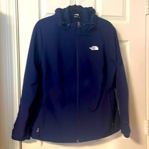 Navy Blue North Face Jacket